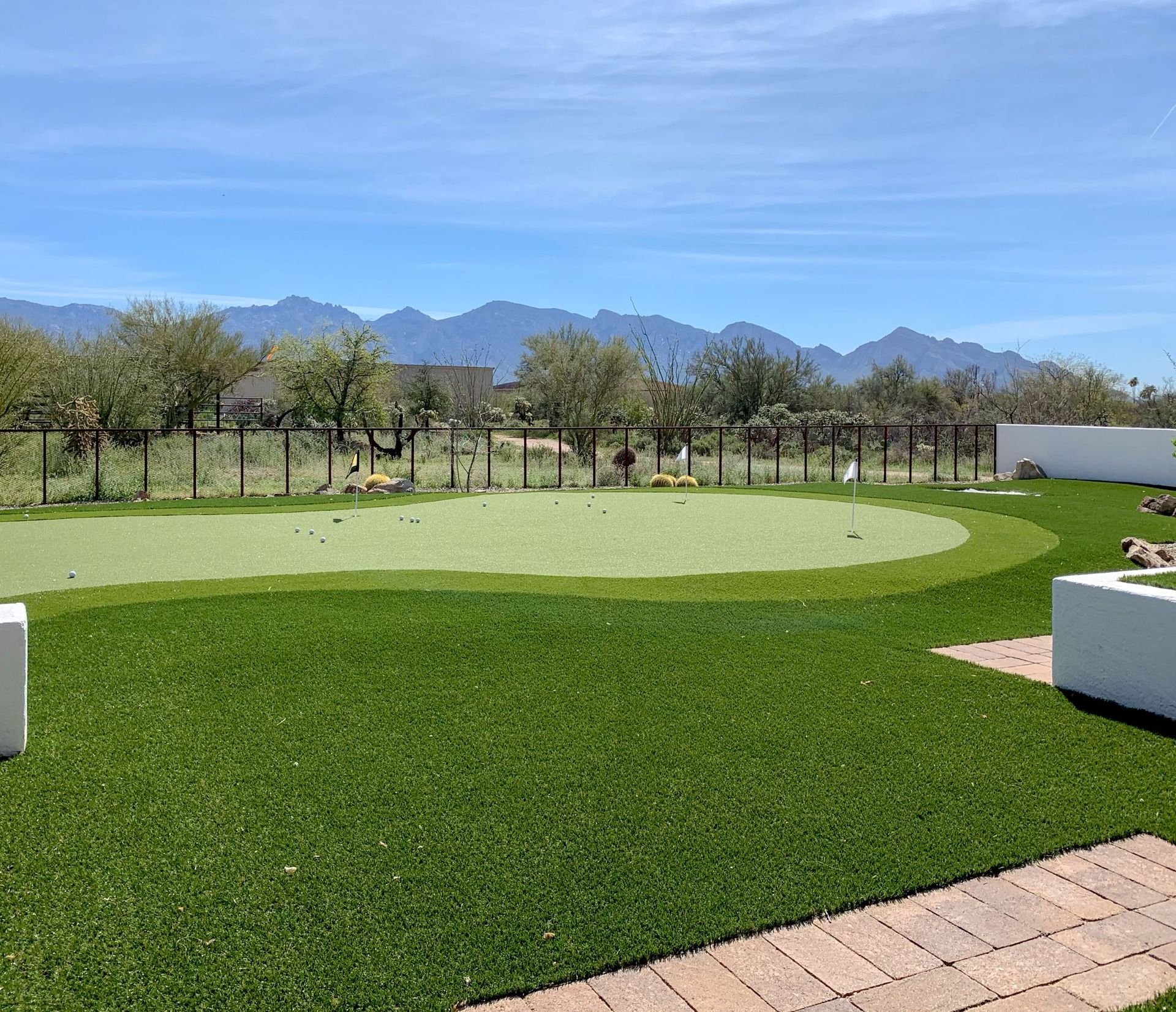 golfgreen product on a golf green