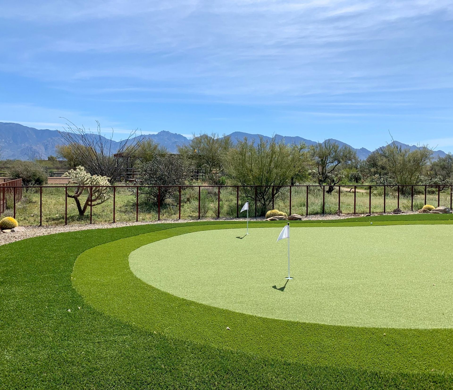 golfgreen product on a golf green