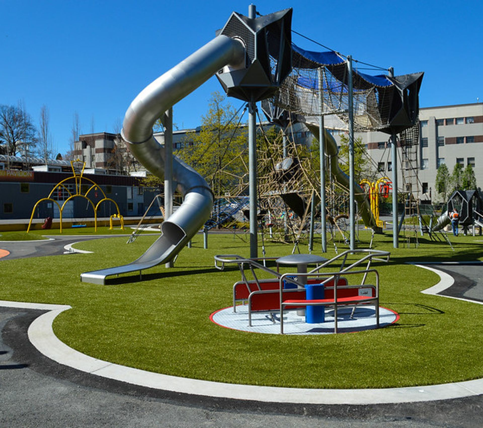 How Playground Grass is installed